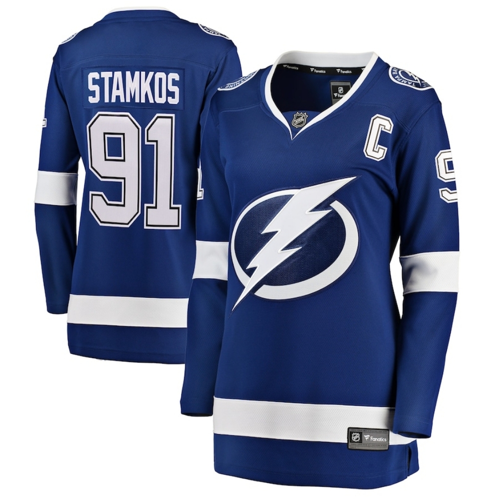 Women's Tampa Bay Lightning Steven Stamkos Home Breakaway Player Jersey